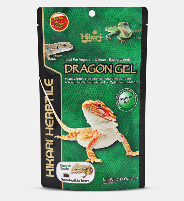 Hikari Dragon Gel 60g (groente- en insecteneters)