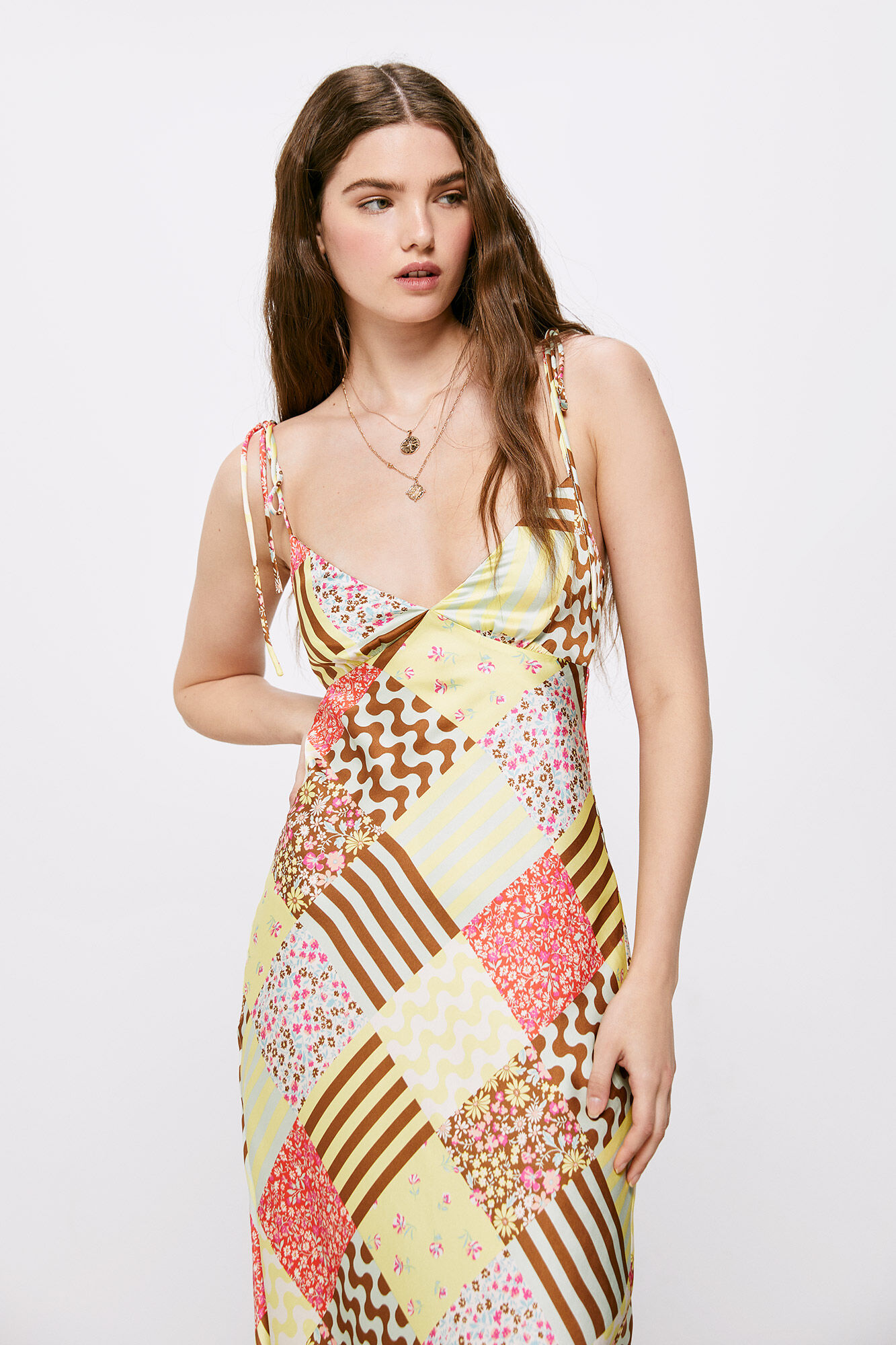 Vestido Patch - amarelo