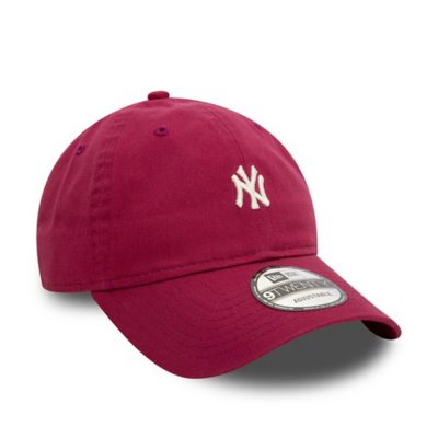 Casquette homme 9Twenty Adjustable New York Yankees Mini Washed ROUGE NEW ERA