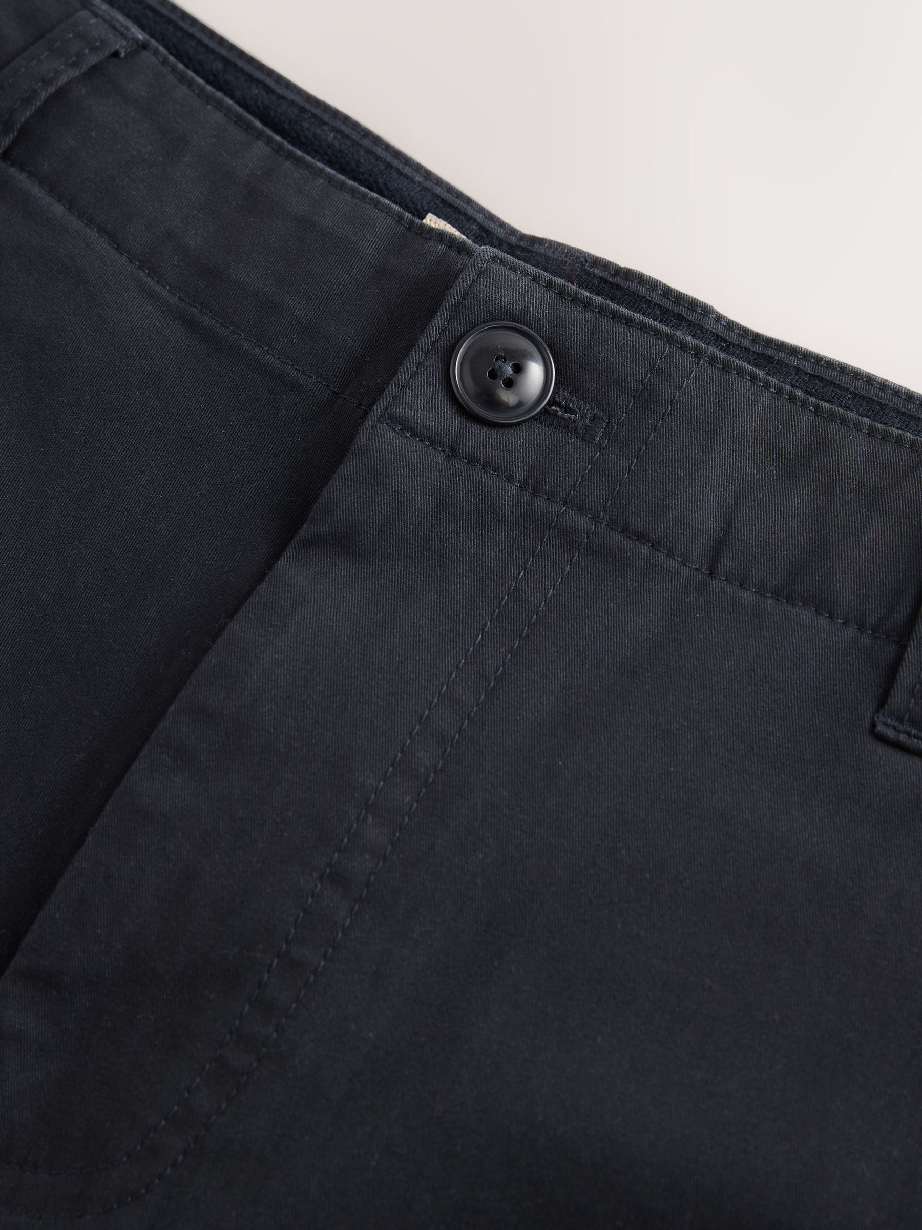 Marineblauw - Stretchy Korte cargobroek