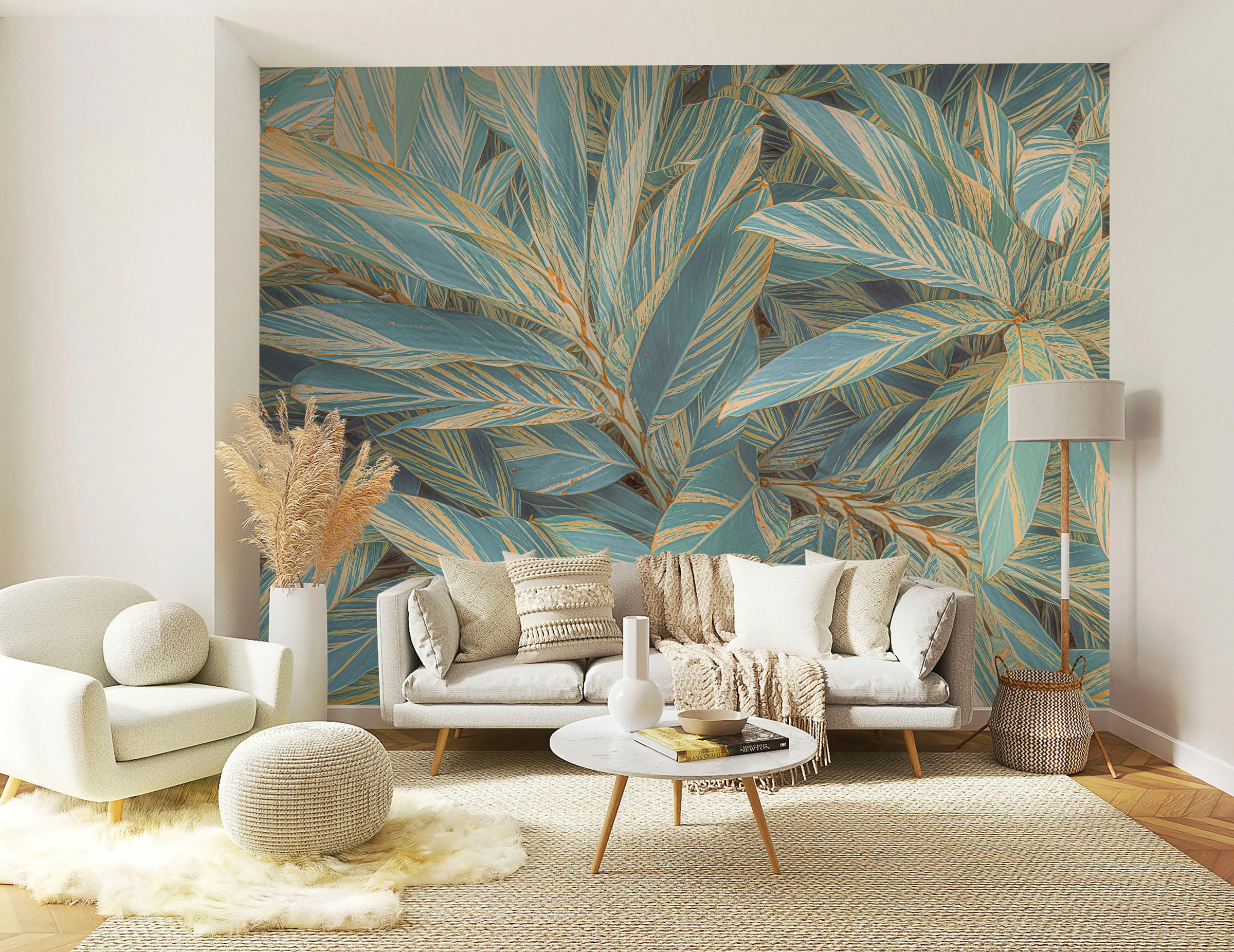 Komar Fototapete »Digitaldruck Vlies -  Amazonia Vibes - Grösse 400 x 250 cm« bedruckt glatt Wohnzimmer, Schlafzimmer
