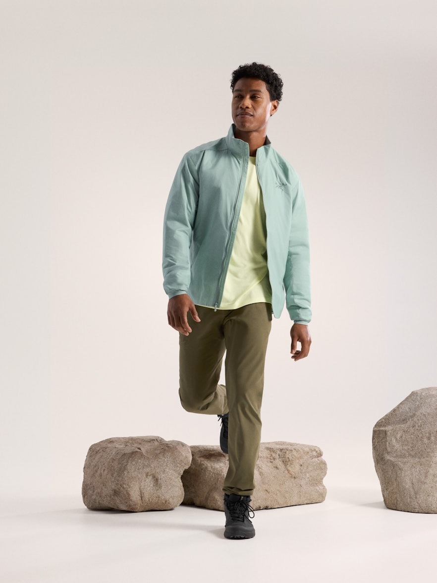 Atom Jacket Herre Stone Green