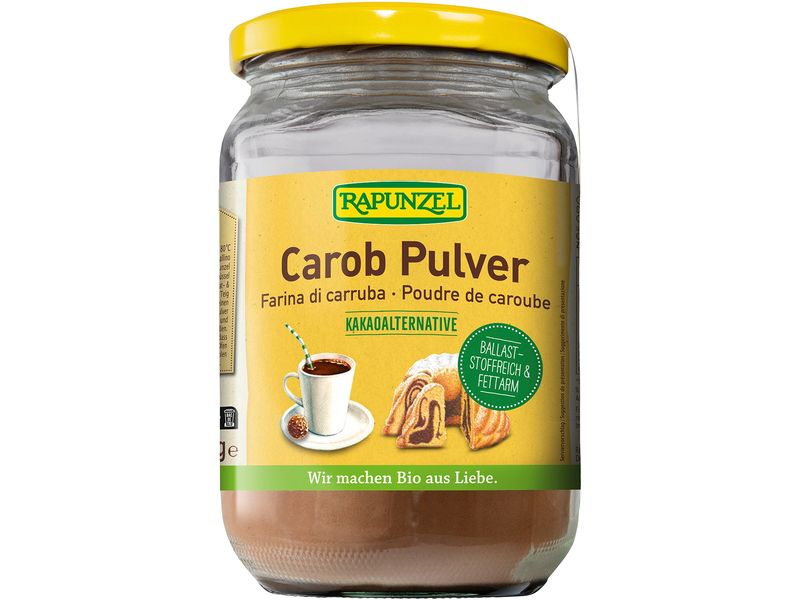 Rapunzel Bio Carobpulver 250 g Ballaststoffreicher und fettarmer Kakaoersatz