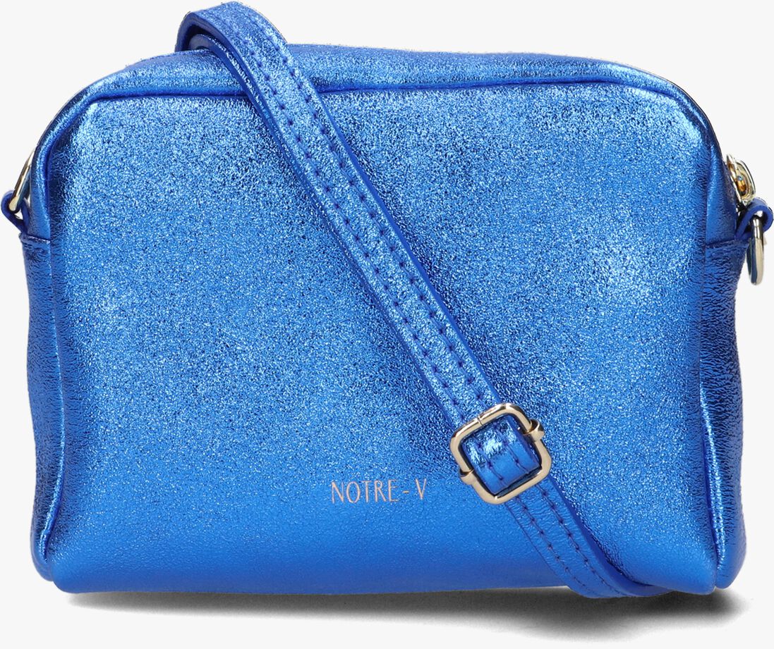 NOTRE-V blauwe notre-v schoudertas jacine metallic