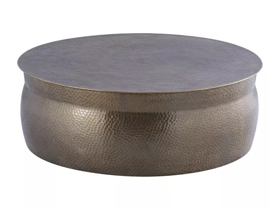 Table basse en métal - Doré - GOLDENIA