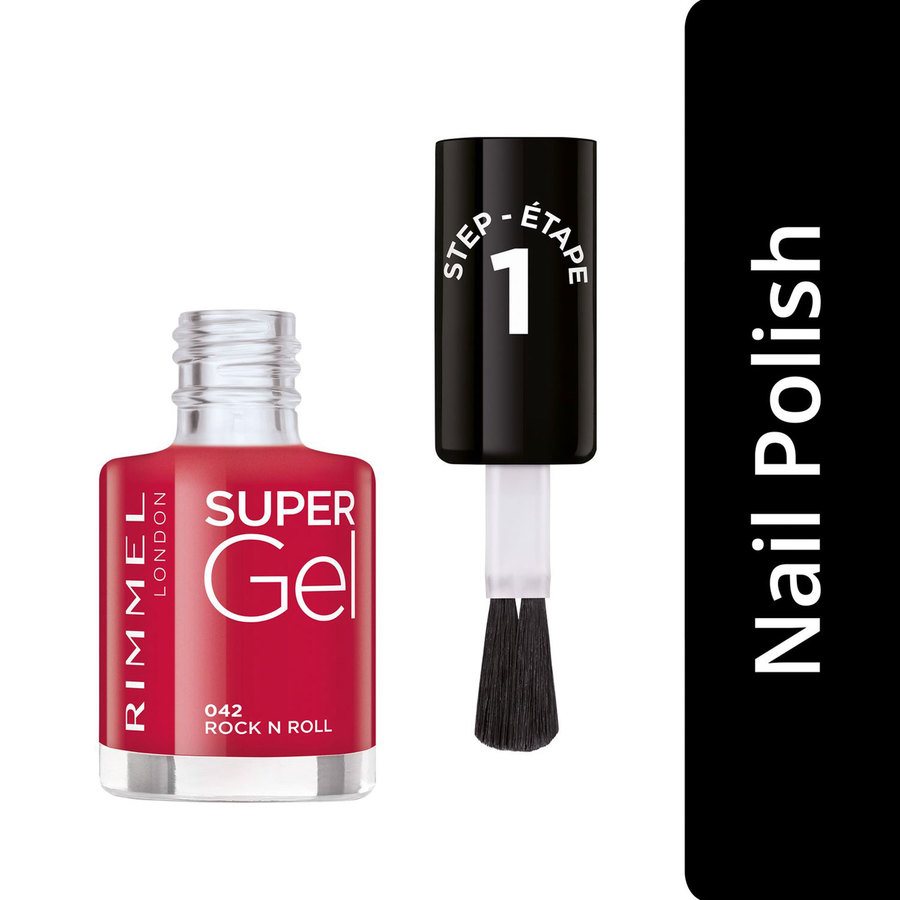Rimmel London Super Gel Nail Polish #042 Rock N Roll 12ml