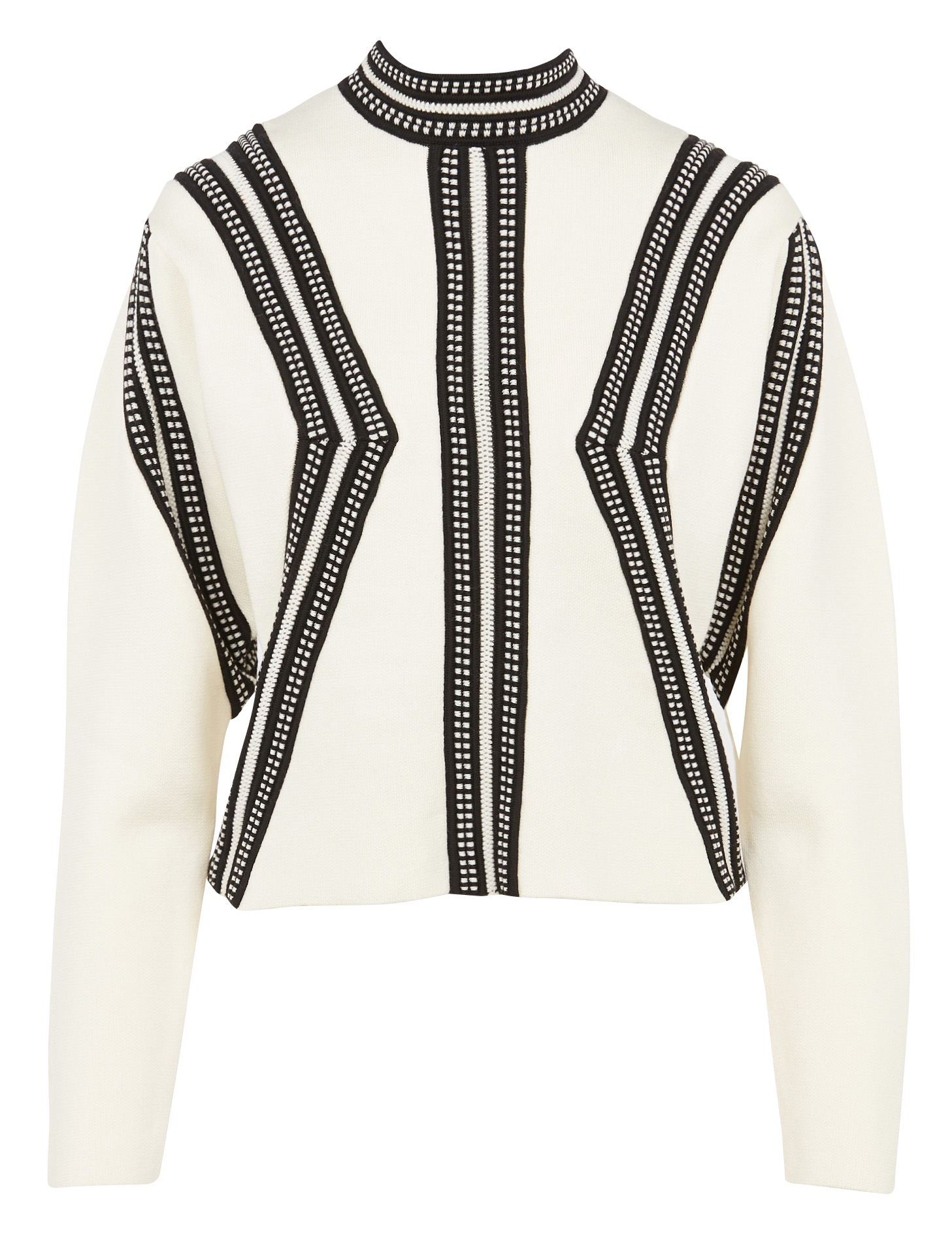 STENA - Pull col montant en laine | Beige