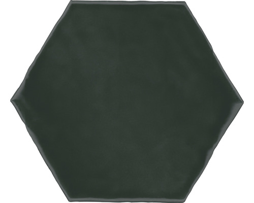 Steengoed hexagonale tegel Artisan 15 x 17,5 cm Verde glanzend
