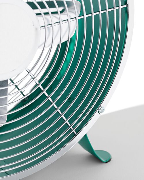 ventilateur de table rétro Ø25.8cm vert