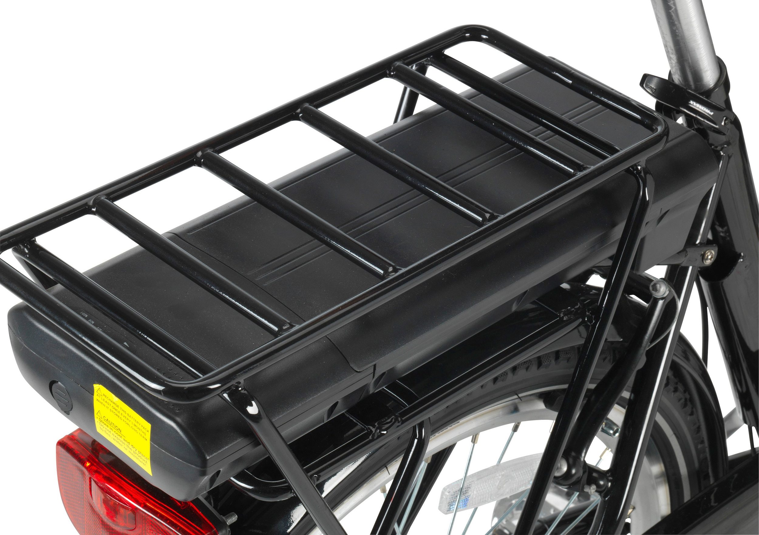GreenStreet Elektrolastenfahrrad E-Cargo 250 W 24 Zoll schwarz
