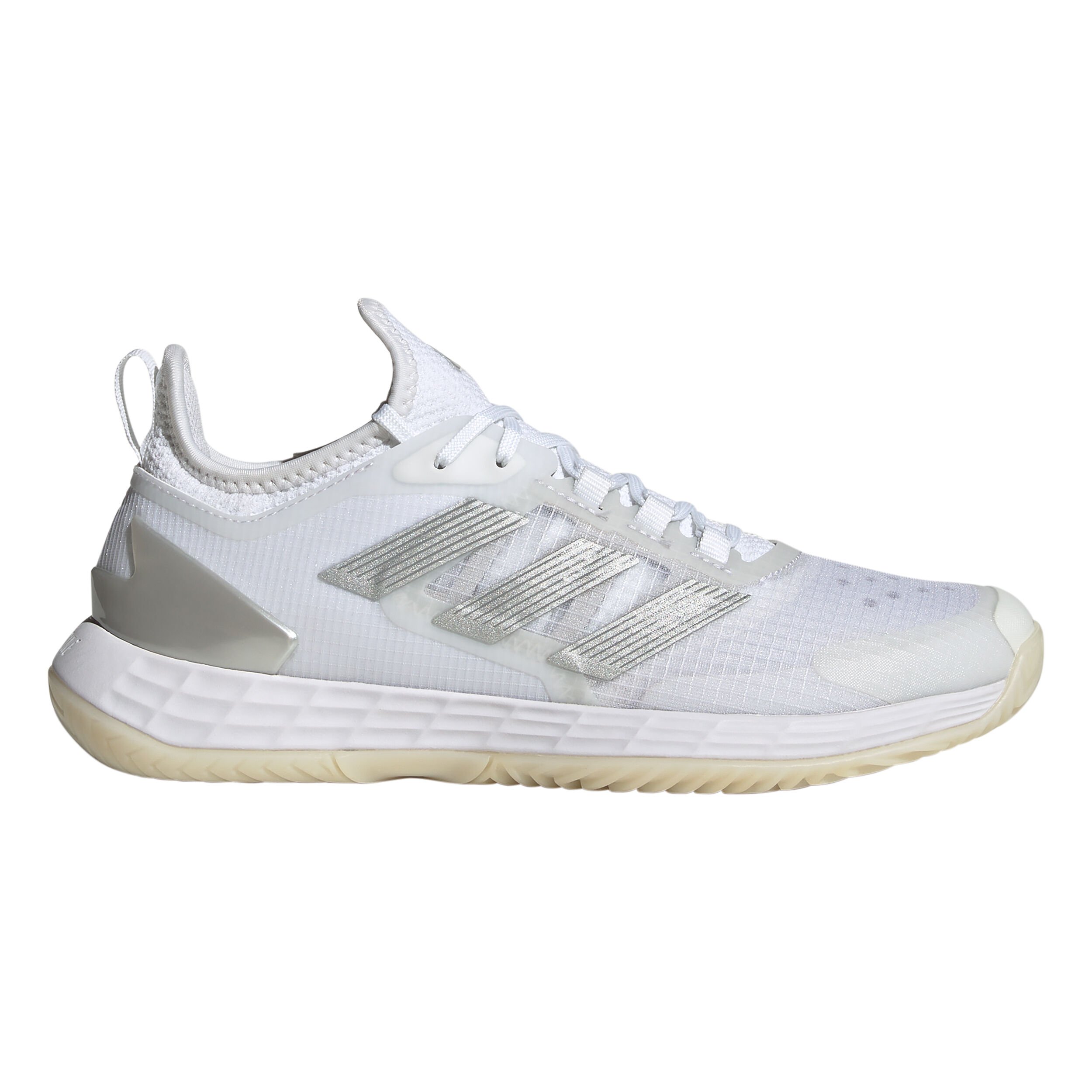 adidas Adizero Ubersonic 4.1 Chaussures Toutes Surfaces Femmes - Blanc , Argent