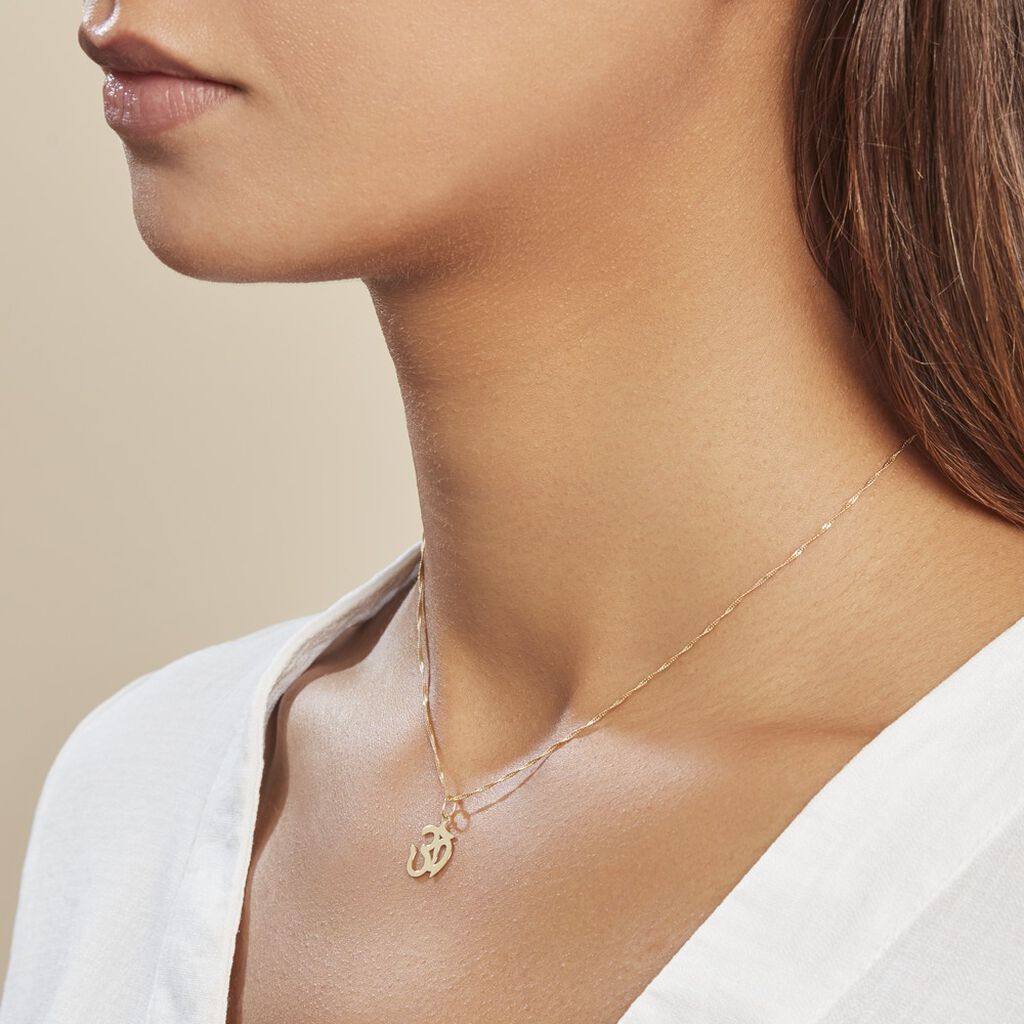 Pendentif Atenea Ohm Or Jaune