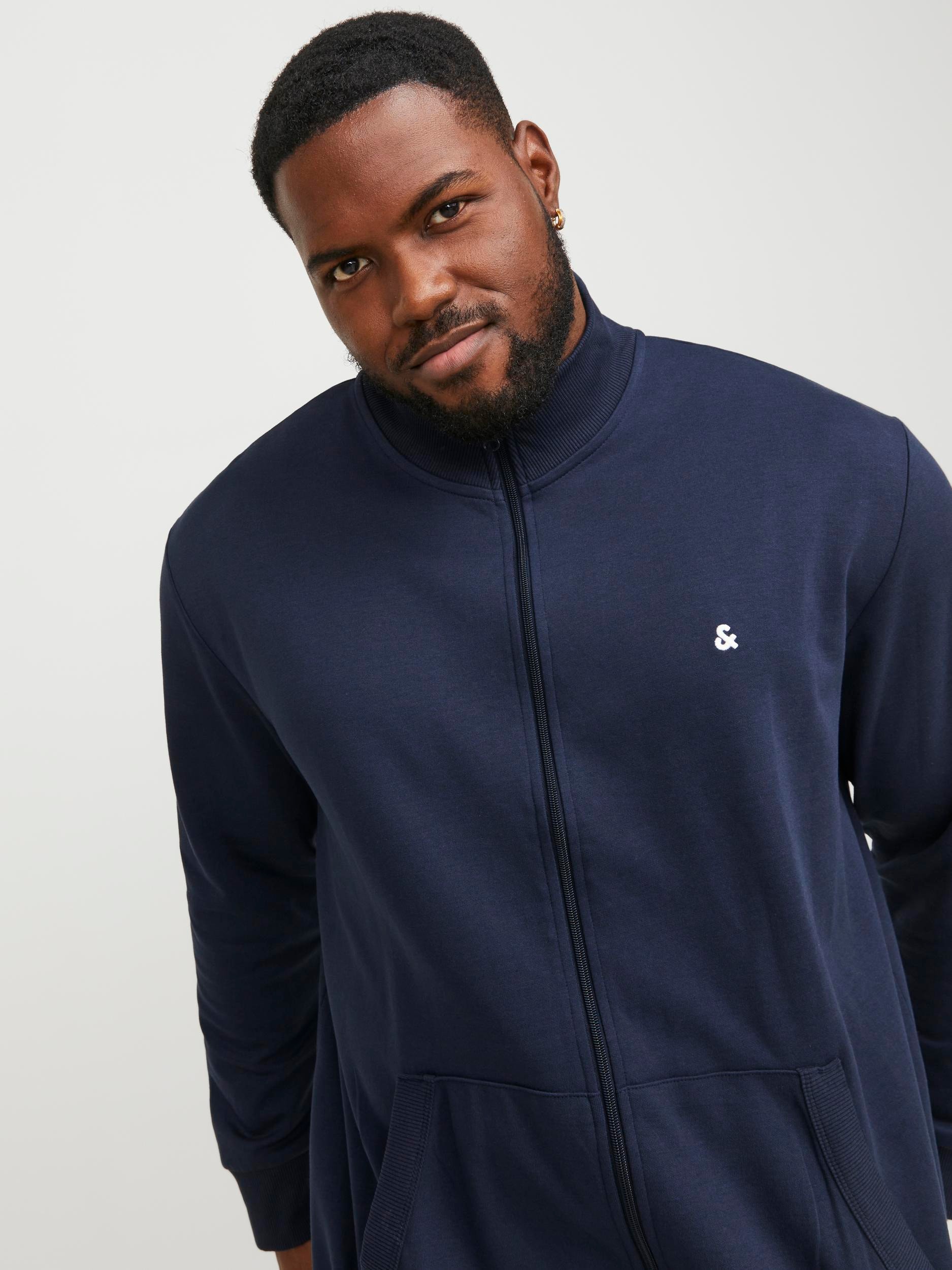 Jack & Jones PlusSize Sweatshirt »JJEPAULOS SWEAT ZIP NOOS PLS«