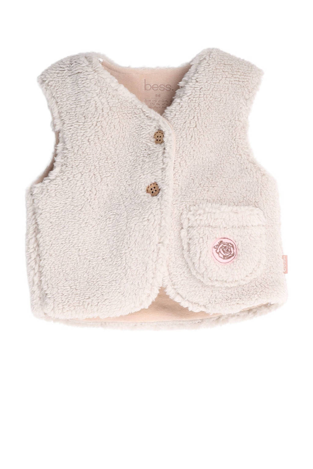 BESS baby gilet offwhite