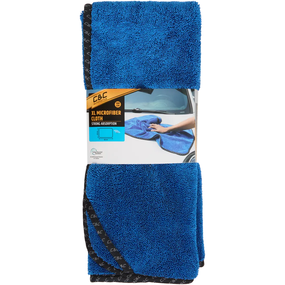Chiffon microfibre XL pour voiture C&C