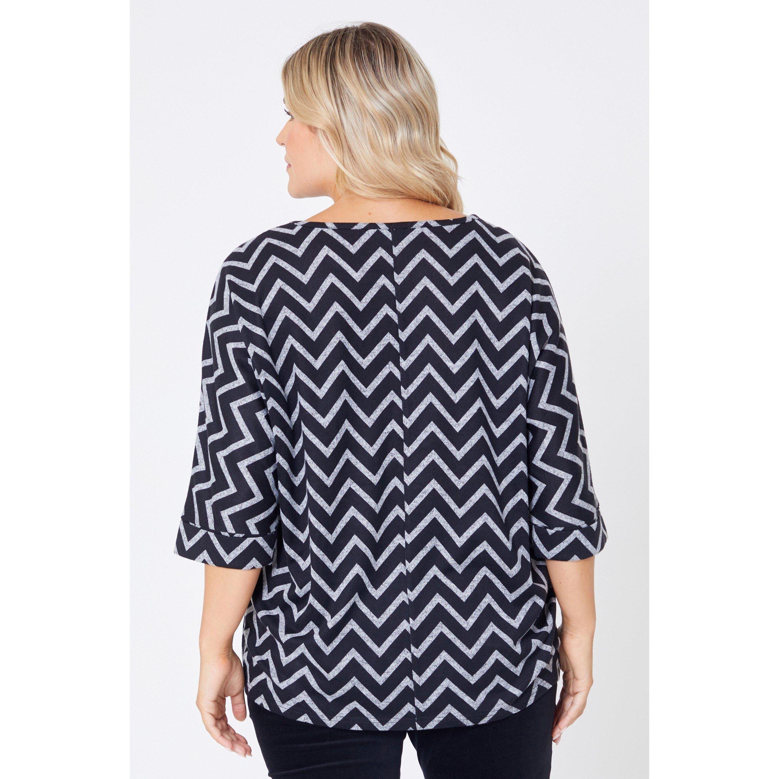 Be You Ladies Supersoft Zag Tunic