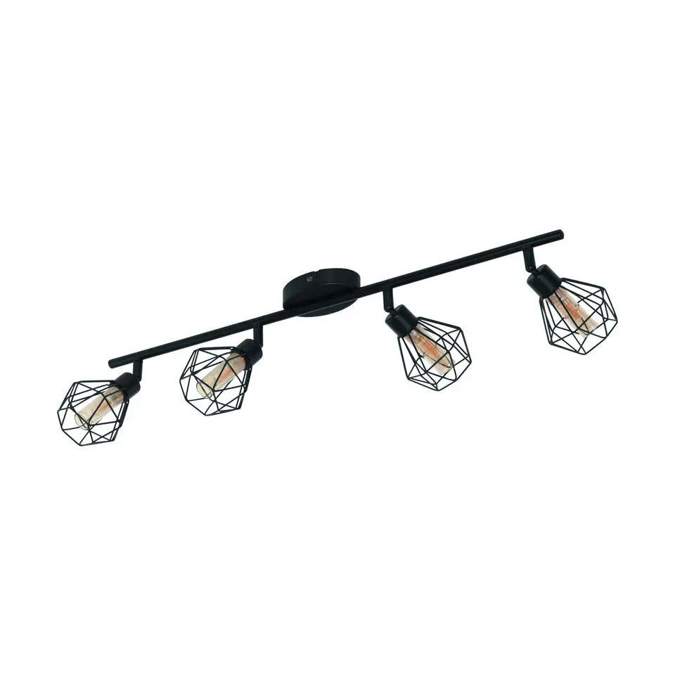 EDI light Zapata 1 Opbouwspot - 4 lichts - G9 - Glas - Amber