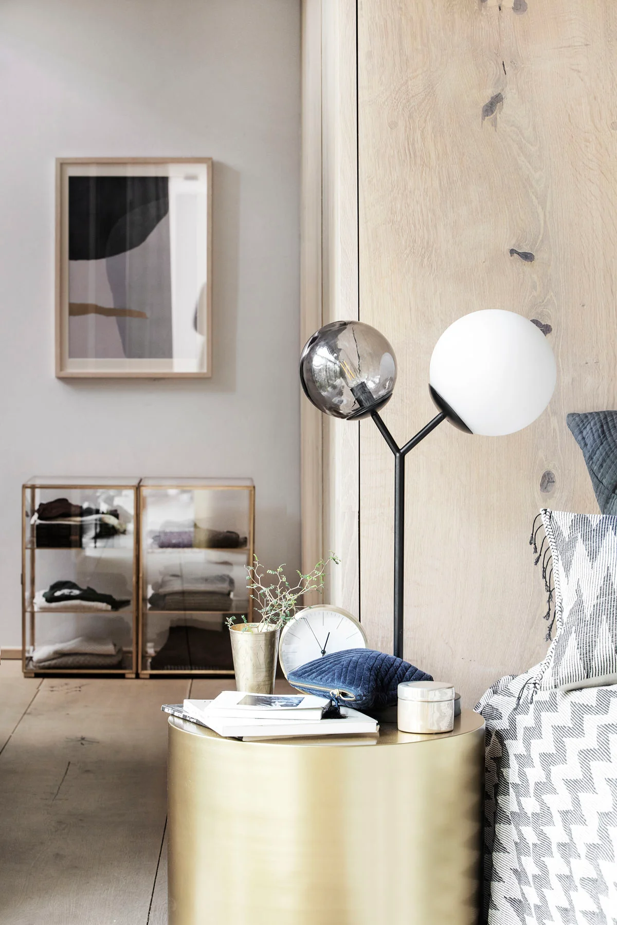 House Doctor  Twice bordlampe - sort