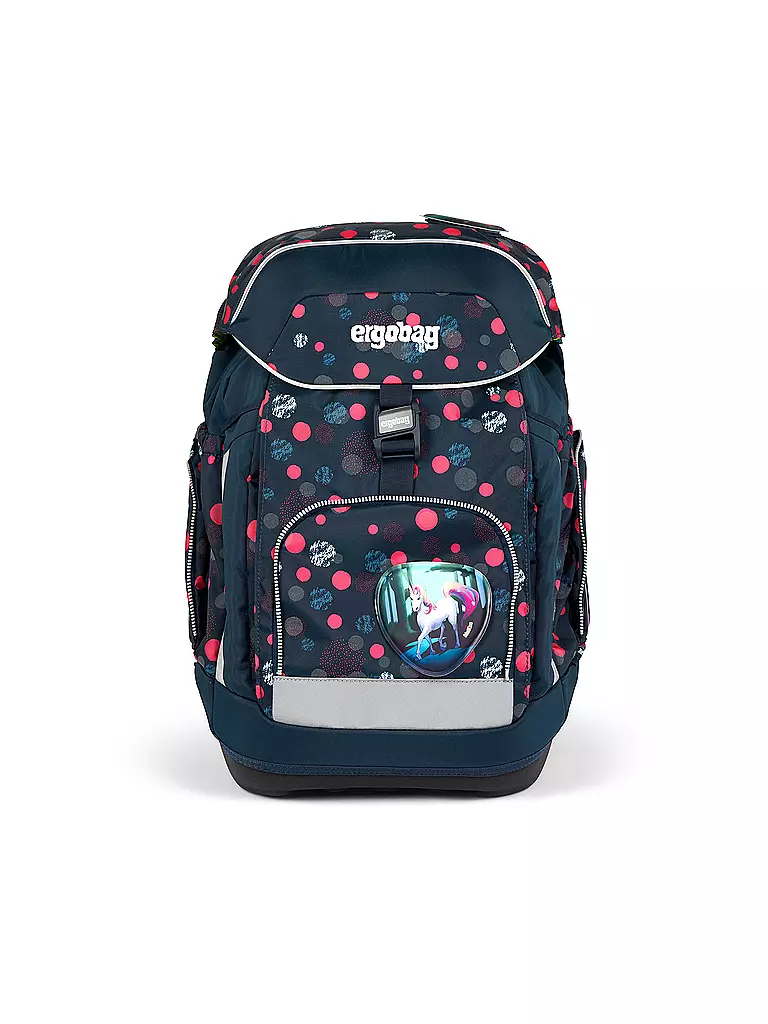 ERGOBAG Schultaschen Set 6tlg MAXI Reflex Glow - PhantBärsiewelt  dunkelblau