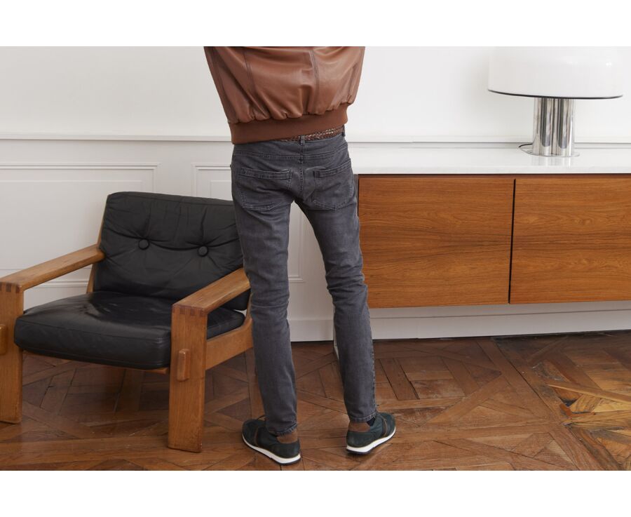 Jean homme Anthracite Slim - RIDLEY