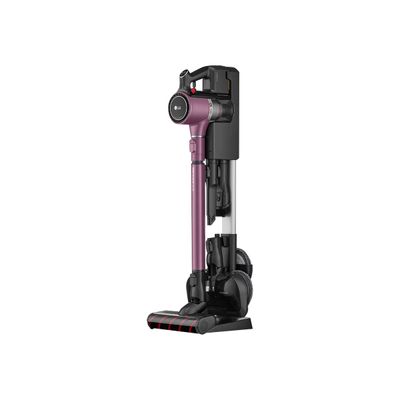 LG A9K-ULTRA1V - Aspirateur - balai/à main (2-en-1) - sans sac - 590 Watt - sans fil - 2 batteries - chargeur inclus - bordeaux