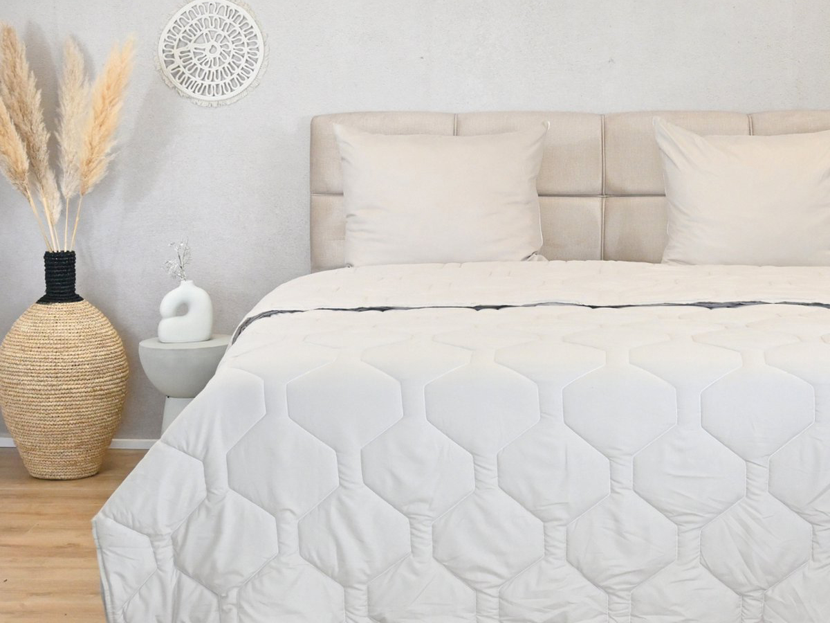 HappyBed Taupe dekbed - 160 x 200 cm