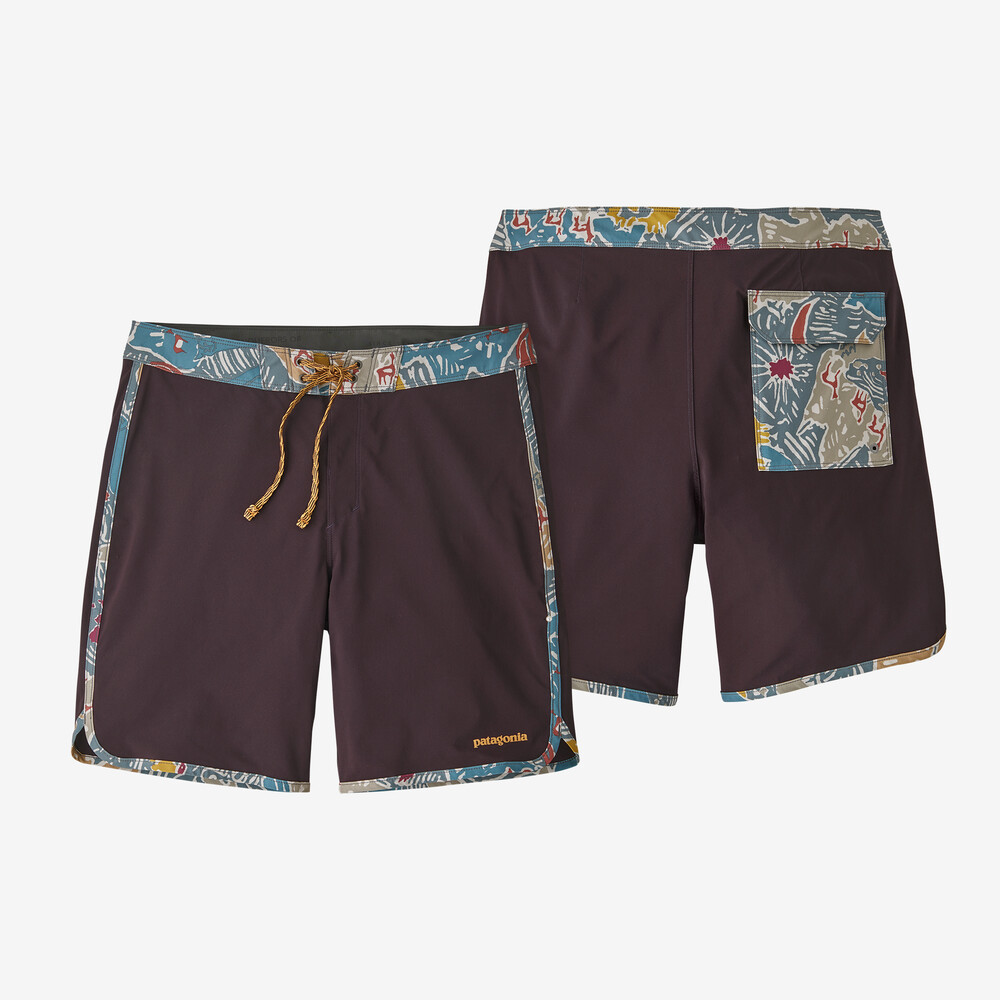 Hydropeak Scallop Boardshorts für Herren – 18 Zoll