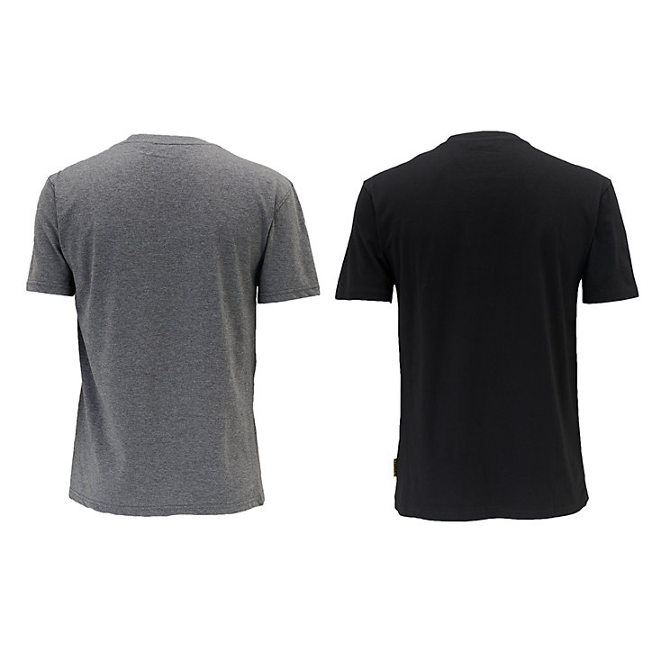 T-shirt Stanley noir et gris Taille M, 2 pièces