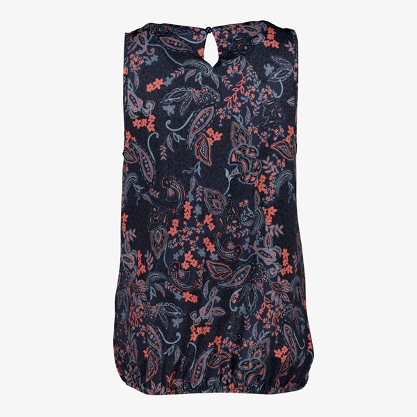 TwoDay dames singlet zwart met paisley print