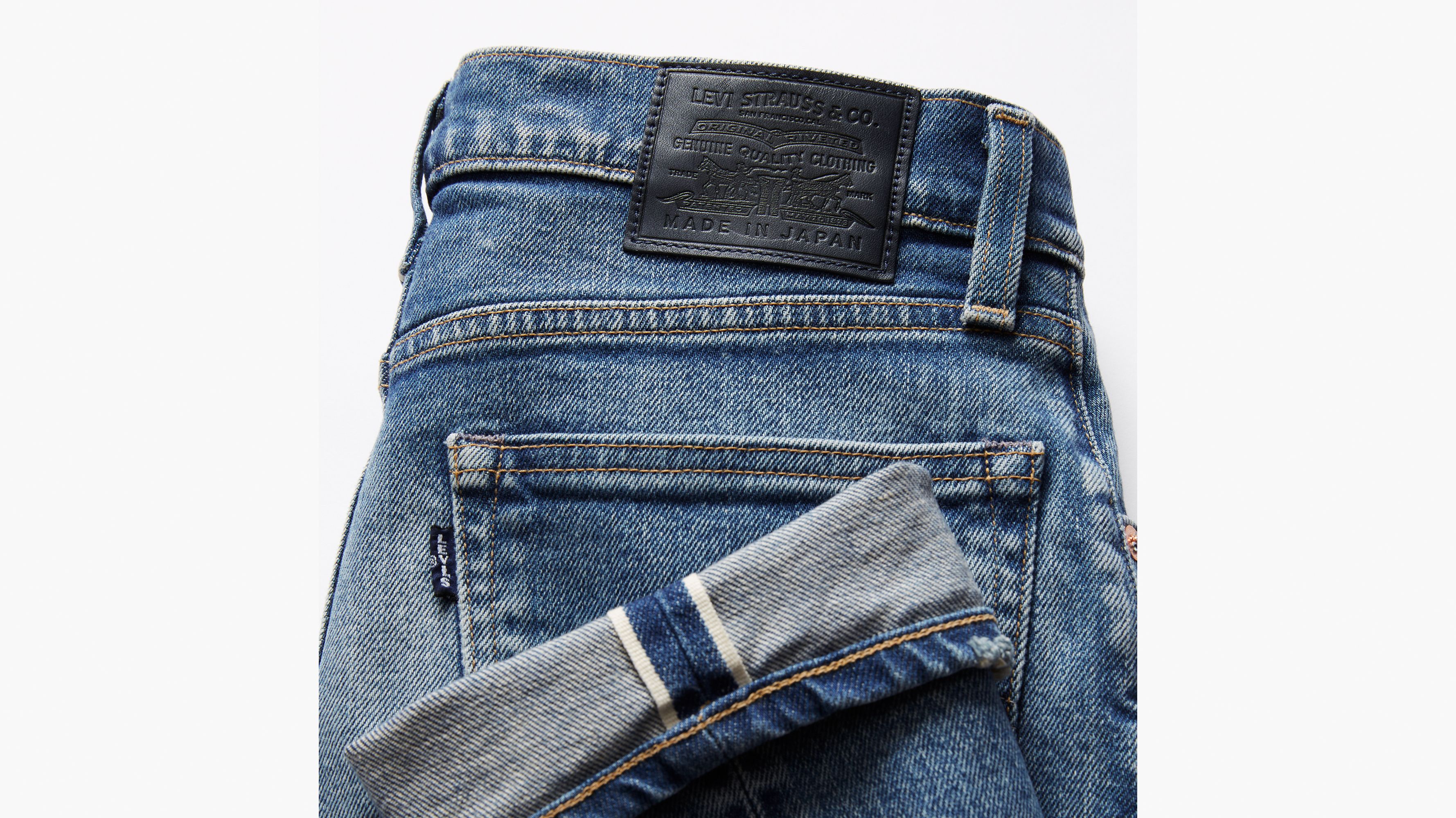 Levi's® jean Boyfriend taille haute Made in Japan - Mij Tansui - Bleu