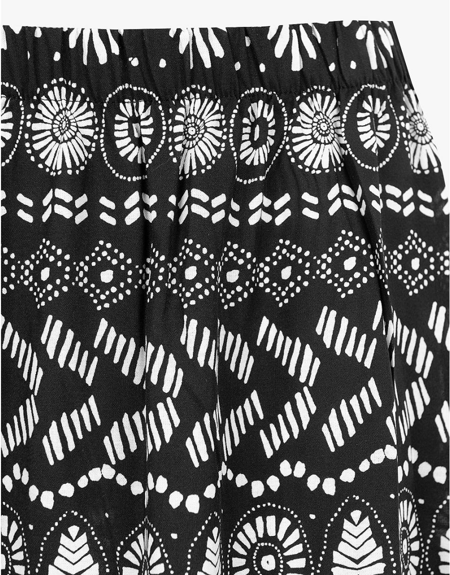 Jupe longue noire/blanche