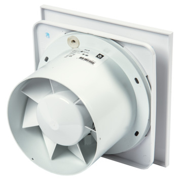 Sanivesk inbouwventilator Design vierkant Ø 125 mm
