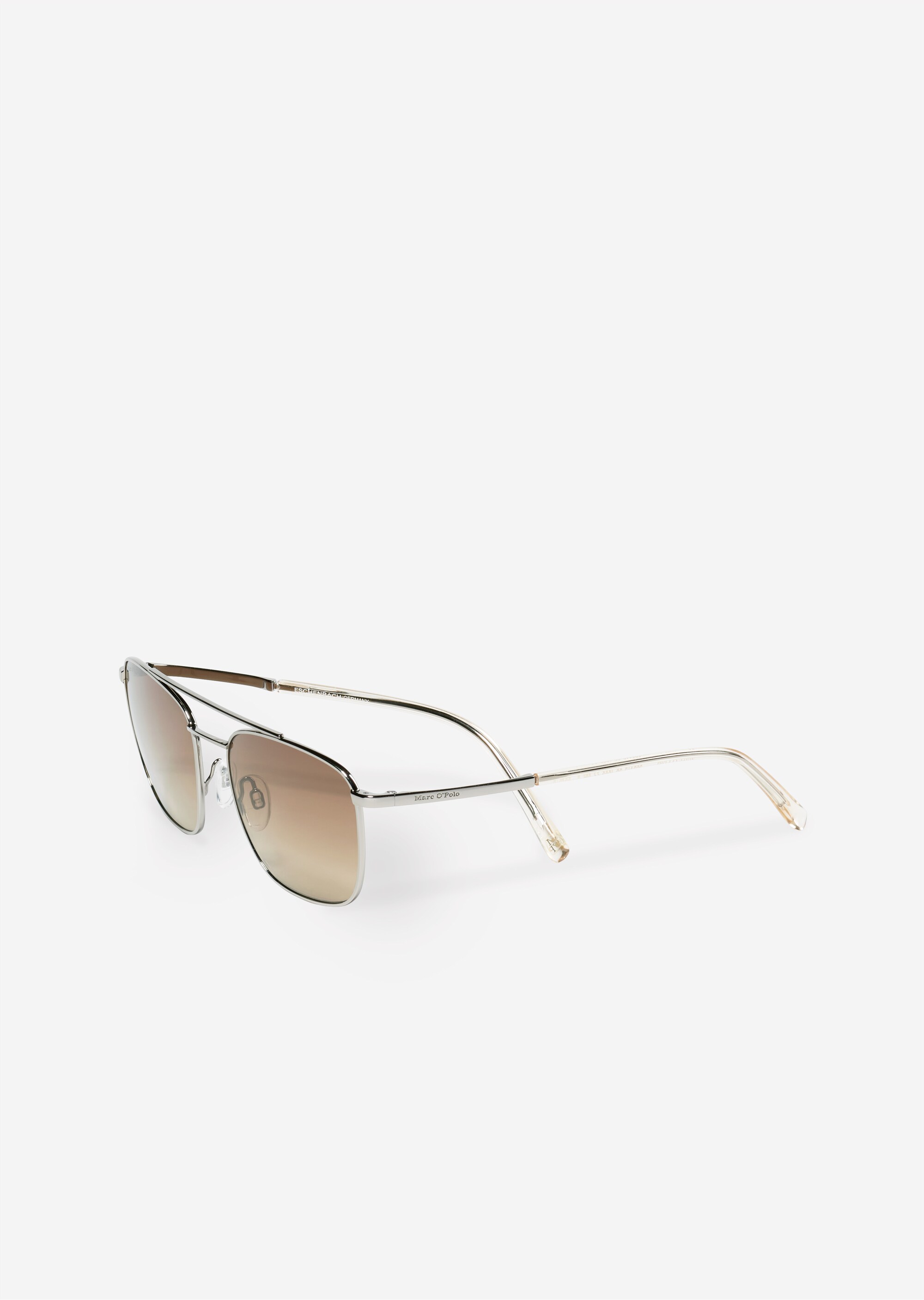Moderne Herren-Piloten-Sonnenbrille mit filigranem Metallrahmen