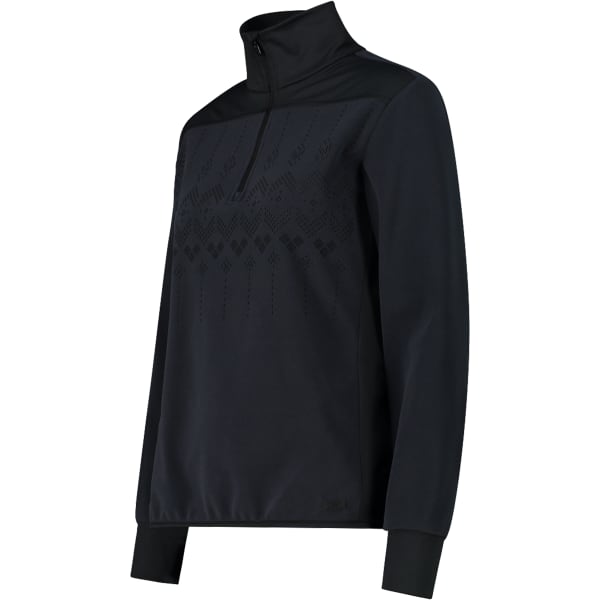 Sweat polaire CMP WOMAN ARTIC FLEECE TURTLENECK ANTHRACITE