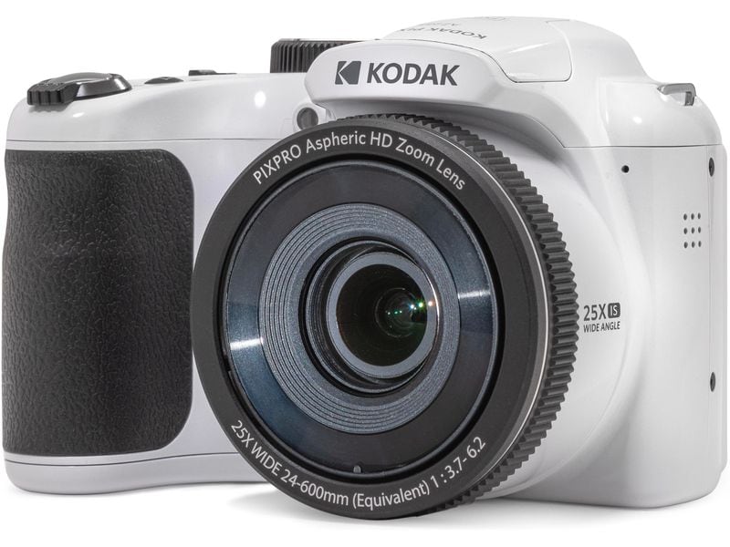Kodak Fotokamera Pixpro Astra Zoom AZ255 – Weiss Vielseitige, kompakte Kamera für Foto- und Filmaufnahmen