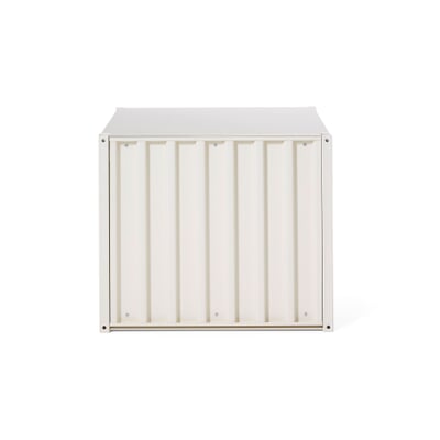 Container DS Klein, RAL 1013 Perlweiß