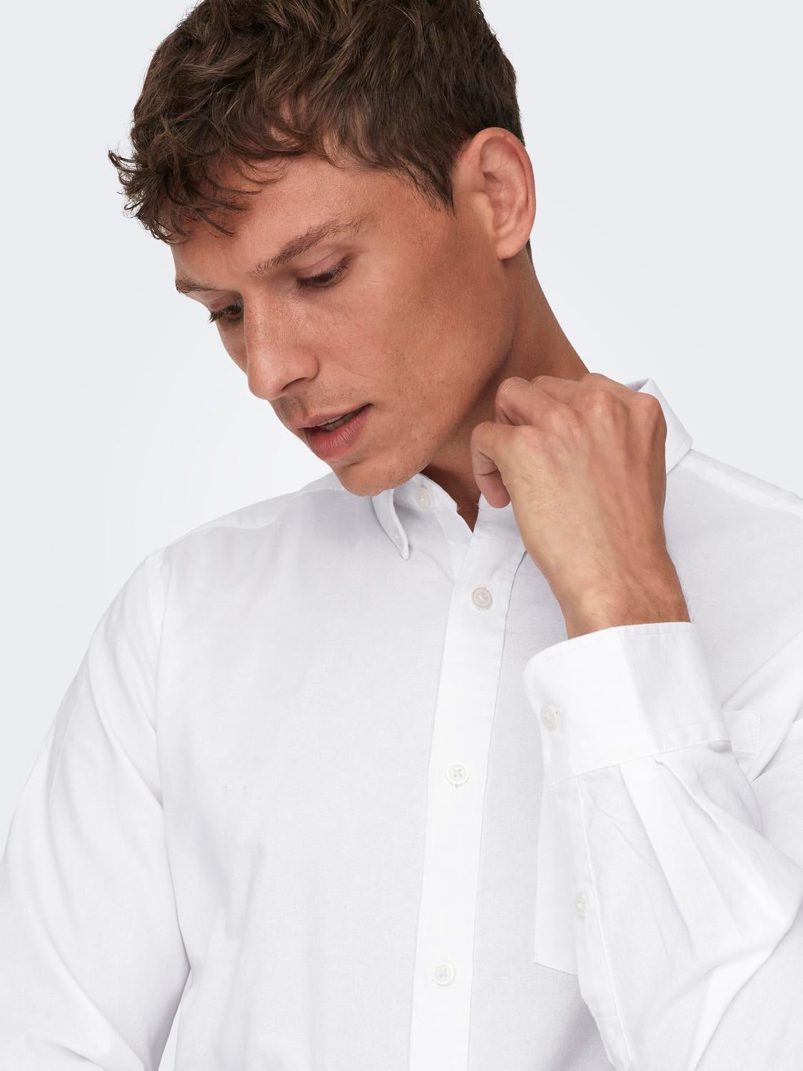 ONSNEIL Oxford Hemd White