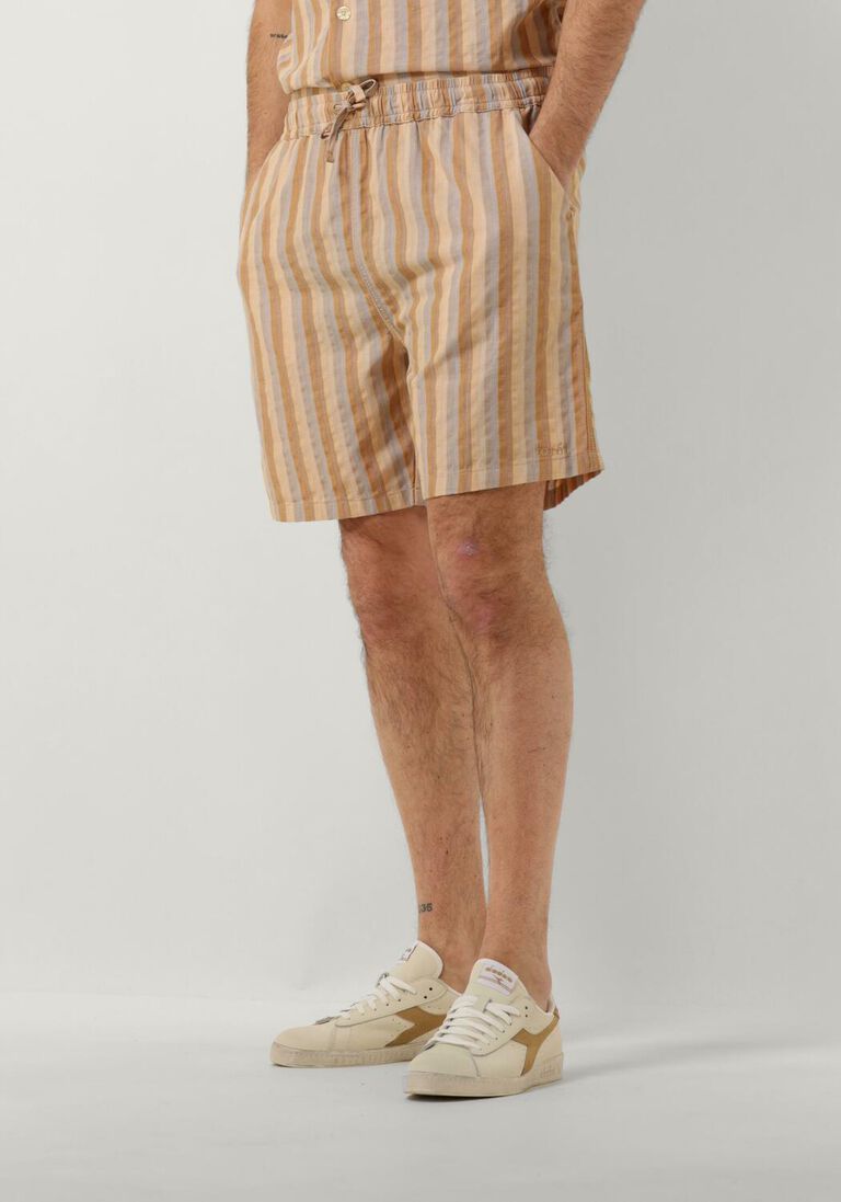FOR\u00C9T bruine for&eacute;t korte broek otter seersucker shorts