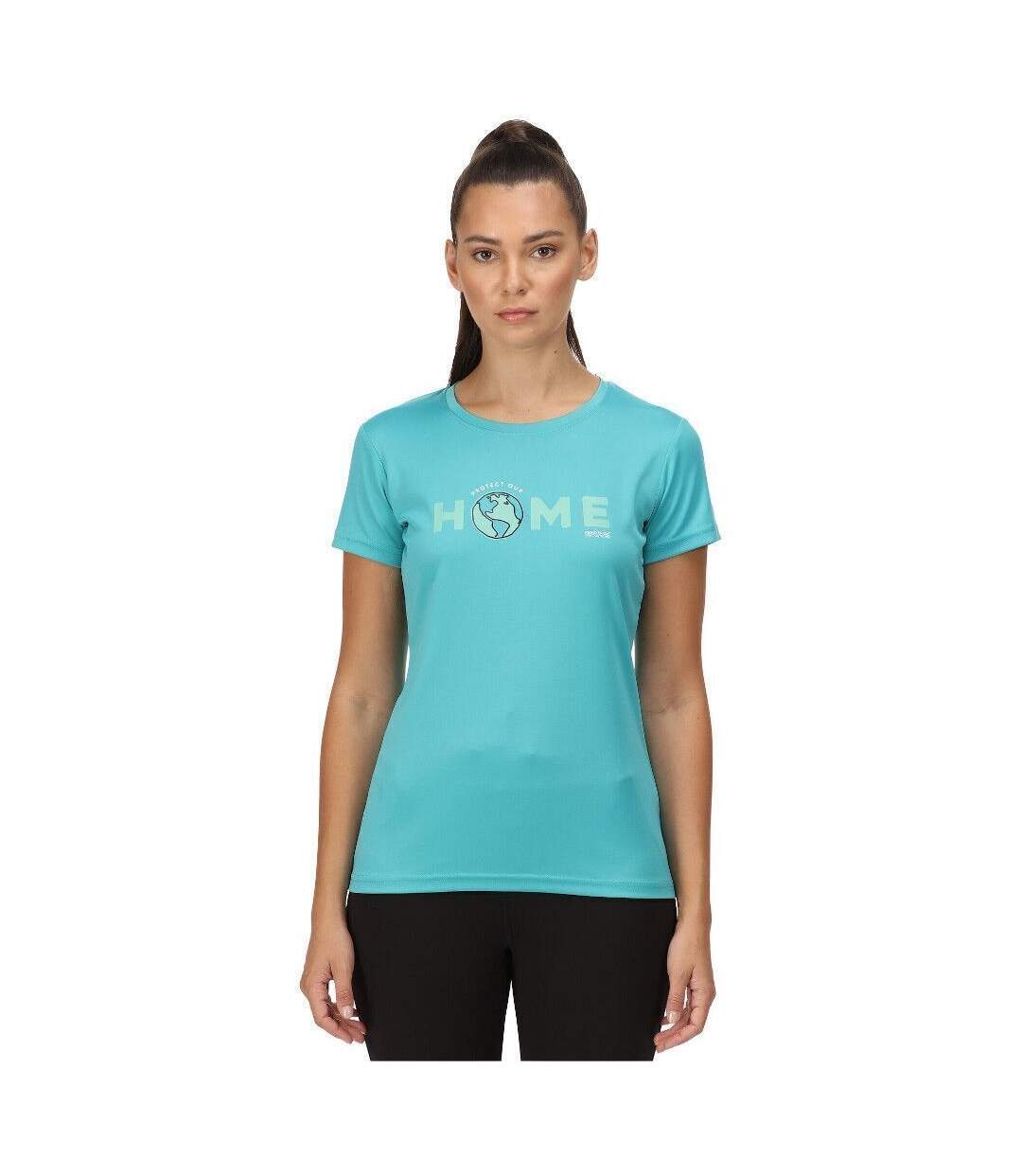 Regatta - T-shirt FINGAL - Femme (Turquoise vif) - UTRG7113
