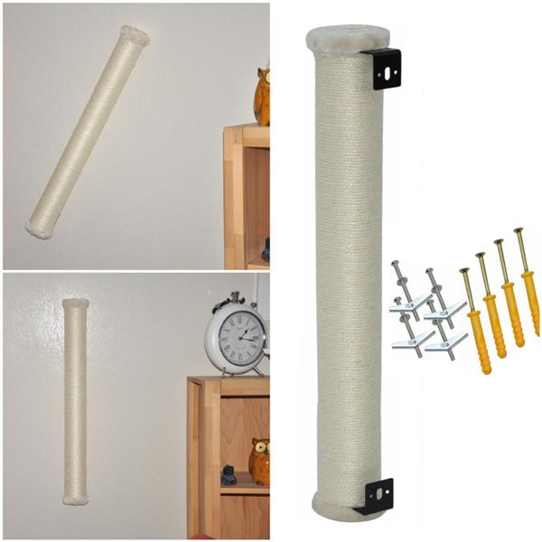 Nanook Katzen Kratzstamm 80 cm - Wandmontage