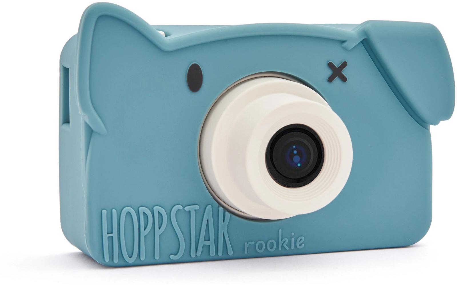 Kinderkamera Digitalkamera Hoppstar Rookie Kids BlauKamera mit beliebten Funktionen wie Fotorahmen, Fotofilter und Gesichtserkennung