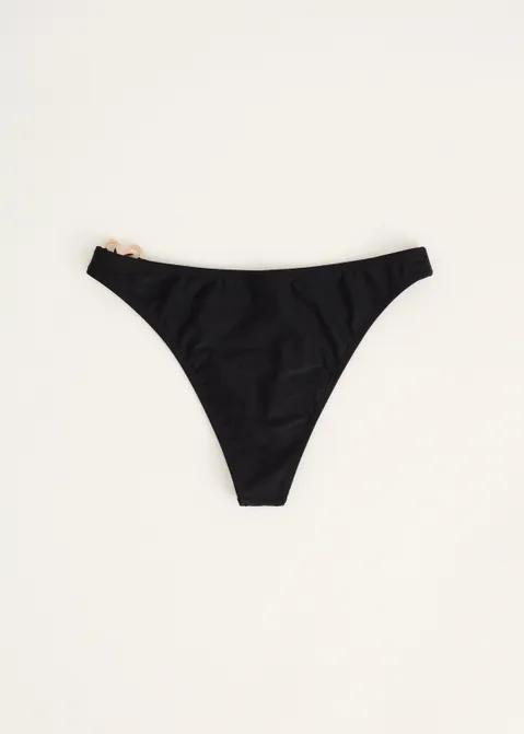 Bikini broekje met zeester zwart (ZWART)