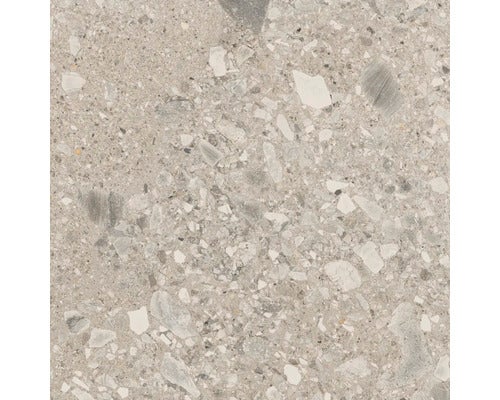 Wand- en vloertegel Hedon Grey 60x60 cm Terrazzo look tegel mat gerectificeerd