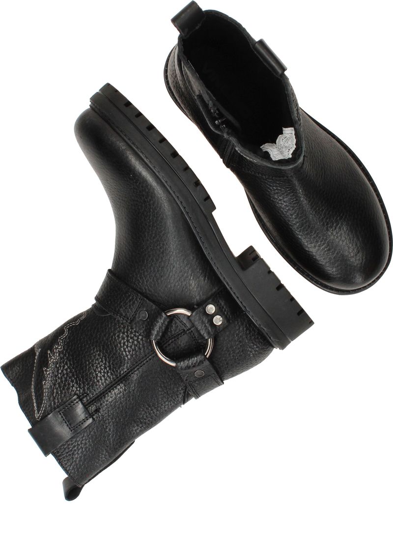 Vingino Carice Bikerboots Zwart Meisjes