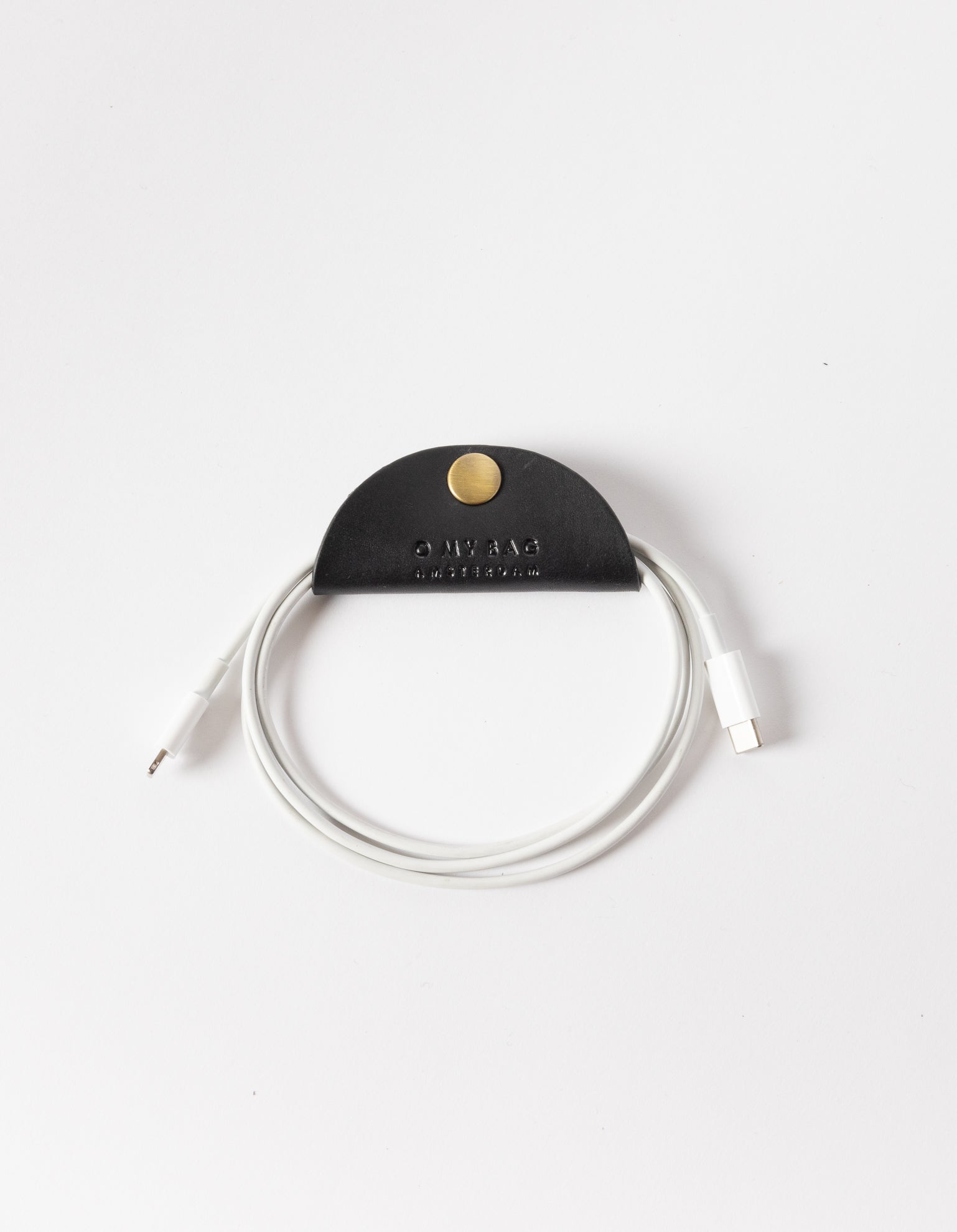 Cord Taco - Black Classic Leather