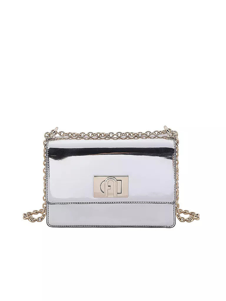 FURLA Ledertasche - Mini Bag 1927 silber