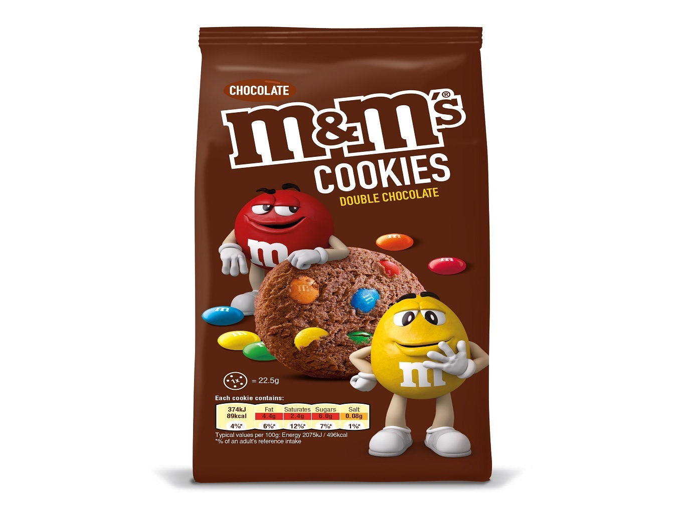 BOLACHA M&M'S CHOCO COOKIES 180G