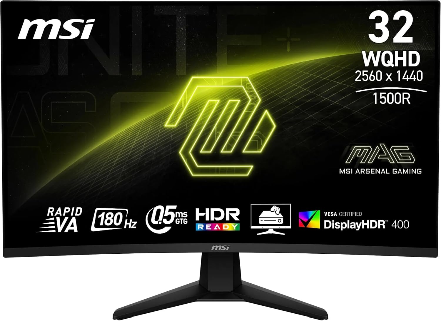 MSI MAG 32CQ6F Écran Gaming incurvé FHD de 32