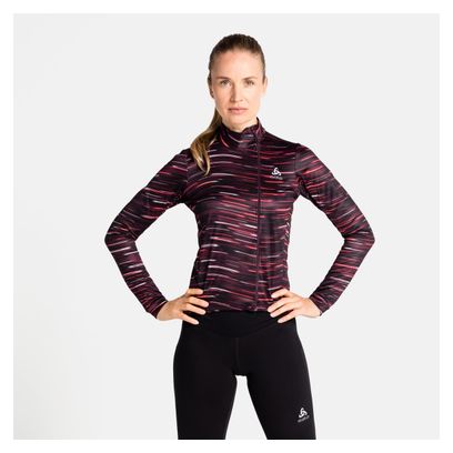 Veste Zippé Femme Odlo Zeroweight Ceramiwarm Rouge