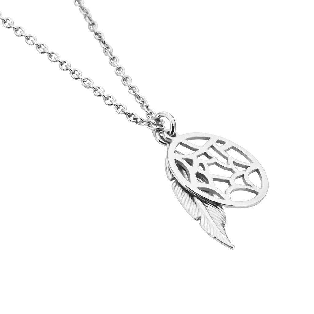 Collier Lorelle Argent Blanc